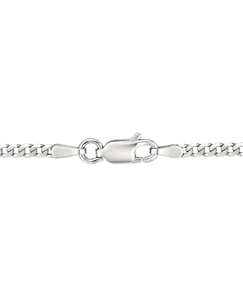 Sudraba ķēdīte “Curb” 2,2 mm
