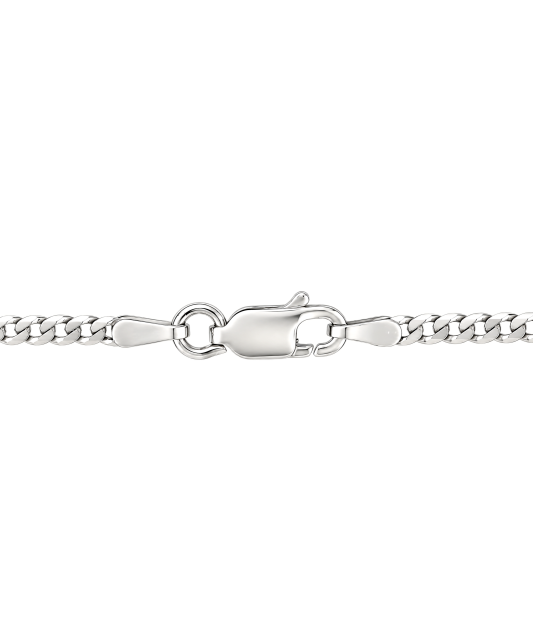 Sudraba ķēdīte “Curb” 2,2 mm