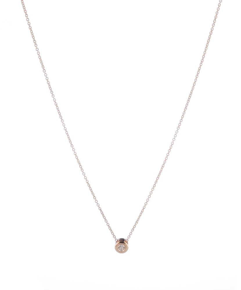 Zelta ķēdīte ar briljanta piekariņu - Zelta ķēdītes ar piekariņiem - Goldinga