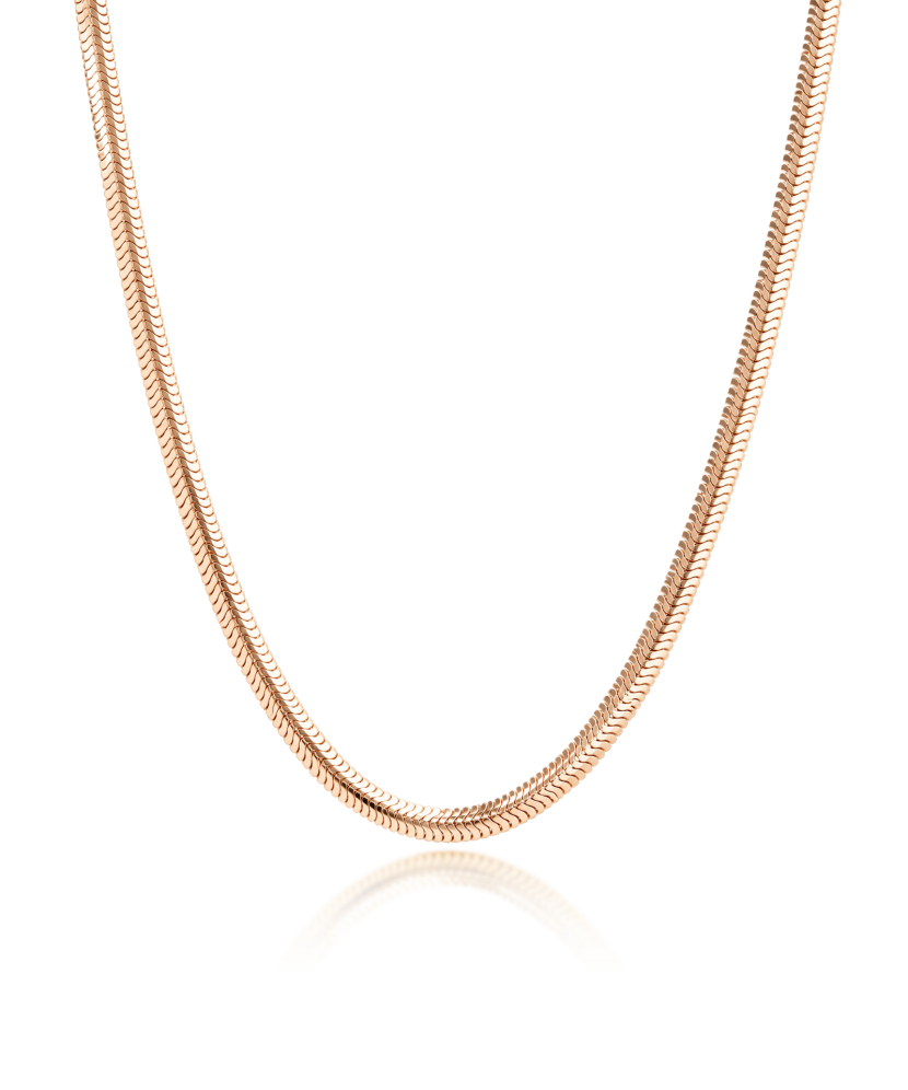 Zelta ķēdīte “Snake” 3,4 mm