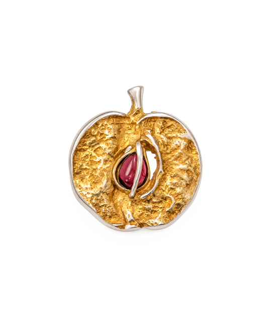 Sudraba sakta ar granātu "Ābols"