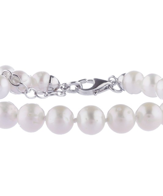 Apyrankė Su Perlais Ir Sidabru - Sidabrinės apyrankės - Goldinga