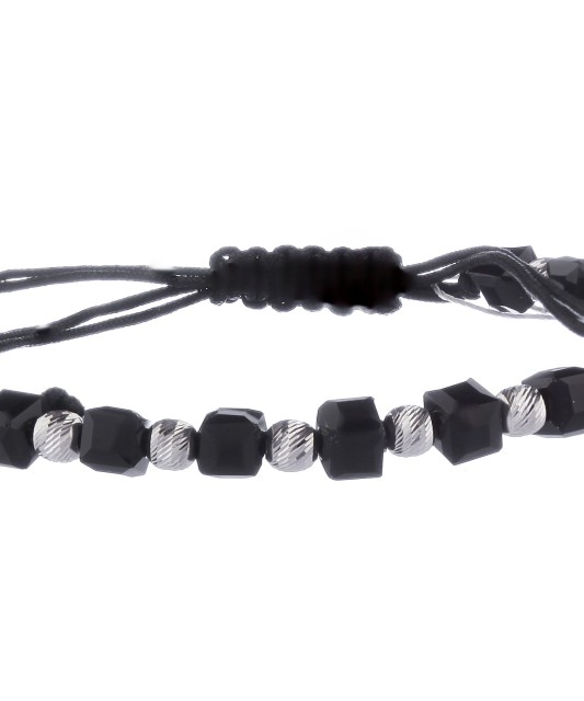 Sidabrinė apyrankė su sint. oniksais - Sidabrinės apyrankės - Goldinga