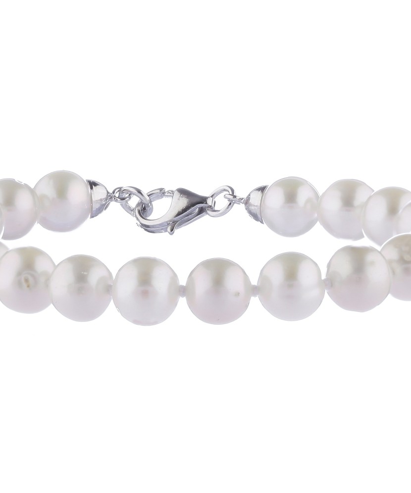 Pērļu rokassprādze ar sudrabu - pērļu rokassprādzes - Goldinga