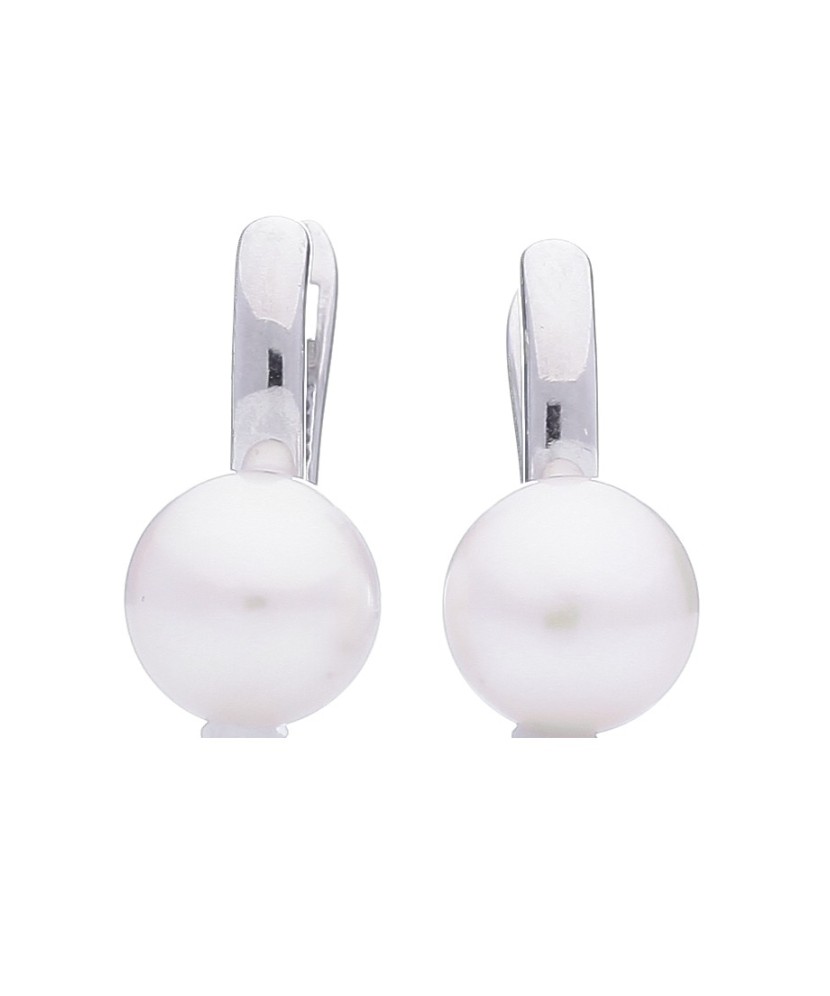 Sidabriniai auskarai su perlais - Auskarai su perlais - Goldinga