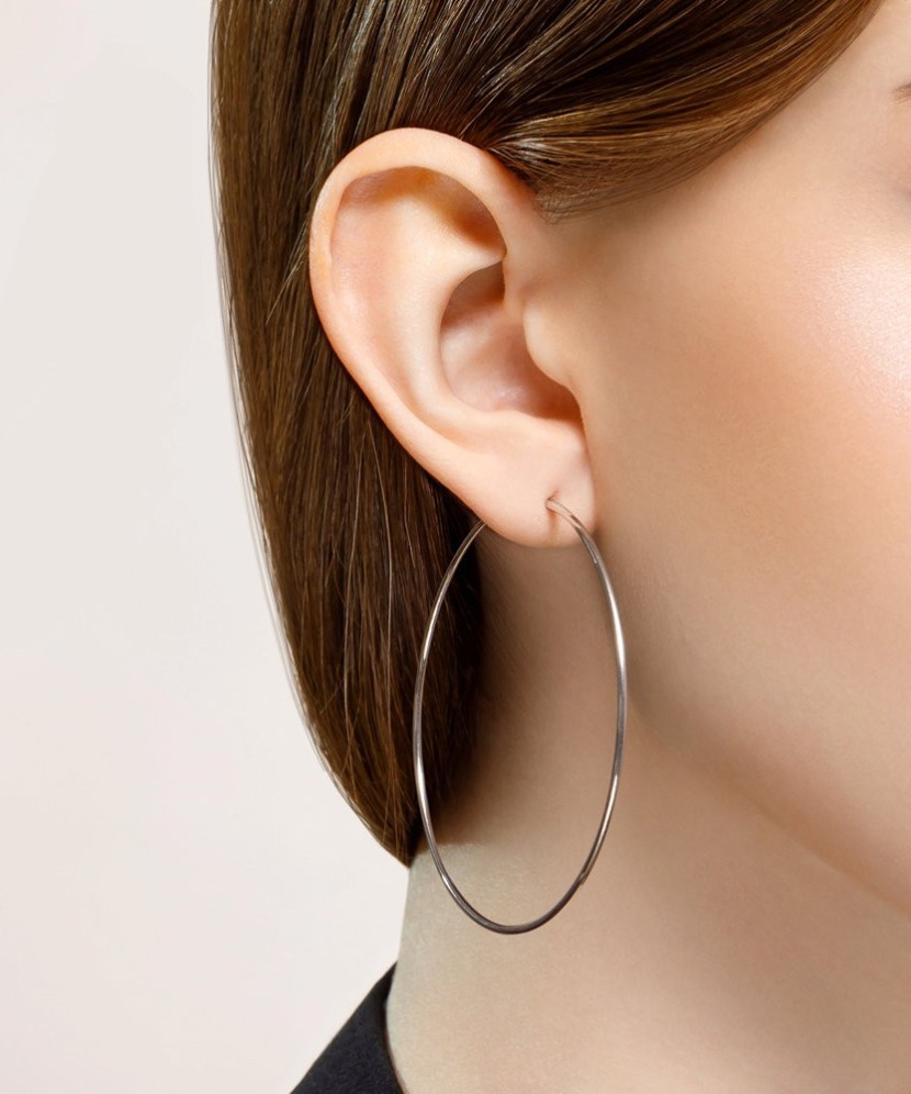 Sudraba auskaru komplekti 60mm - Sudraba Auskari - Goldinga