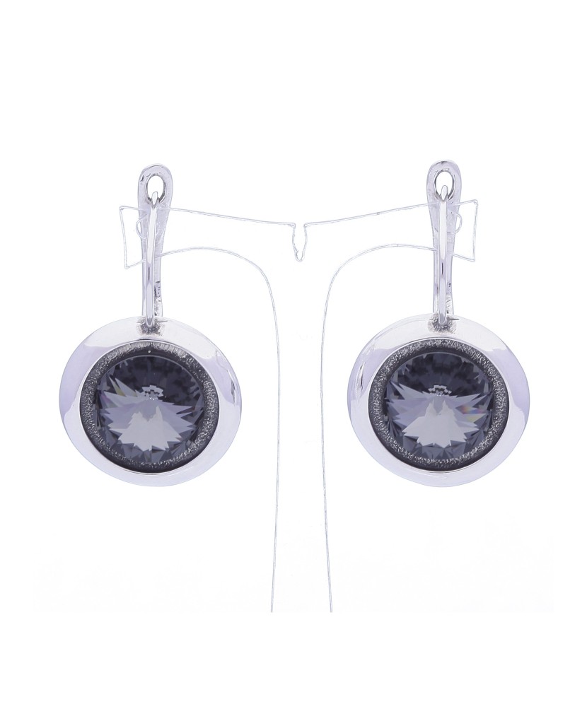 Sudraba auskari ar kristāliem - Sudraba Auskari - Goldinga