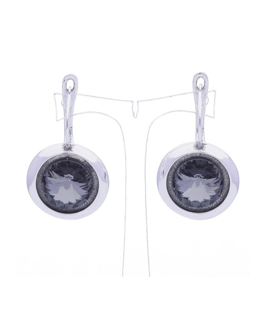 Sudraba auskari ar kristāliem - Sudraba Auskari - Goldinga