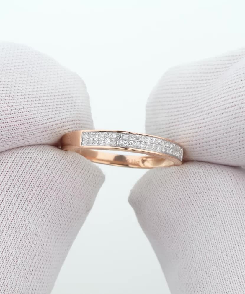 Золотое кольцо с алмазами