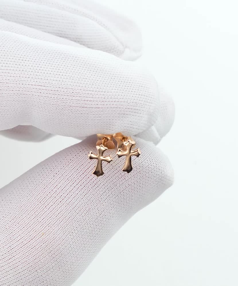 Золотые серьги