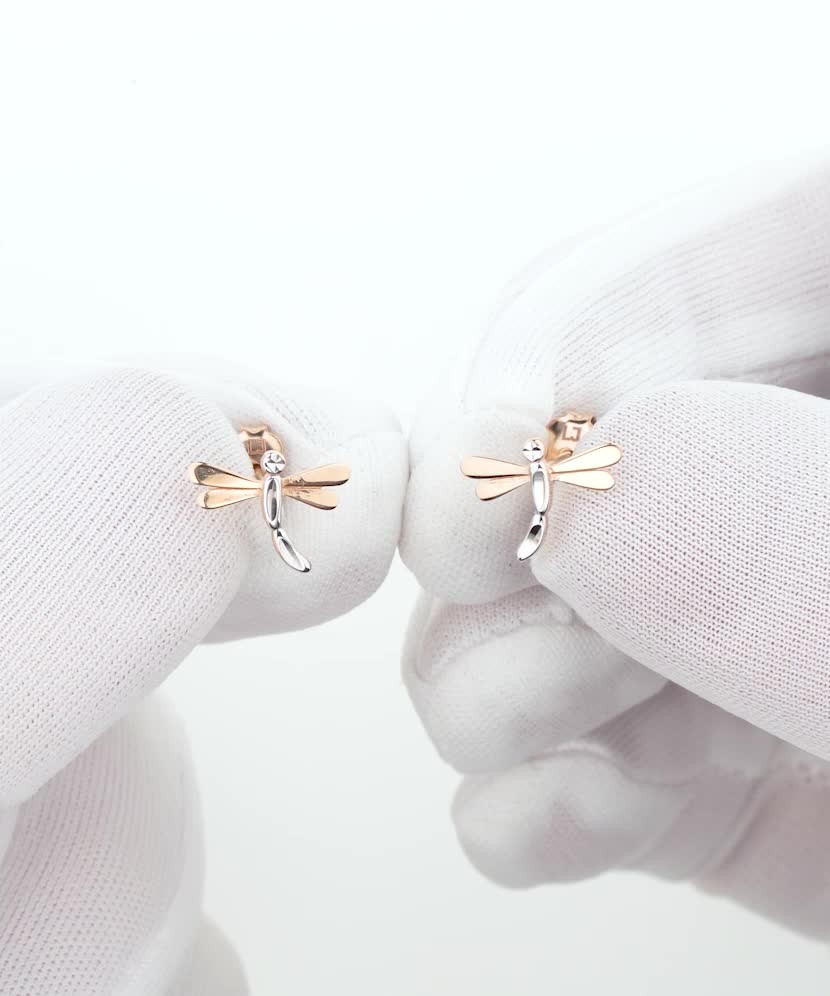 Золотые серьги