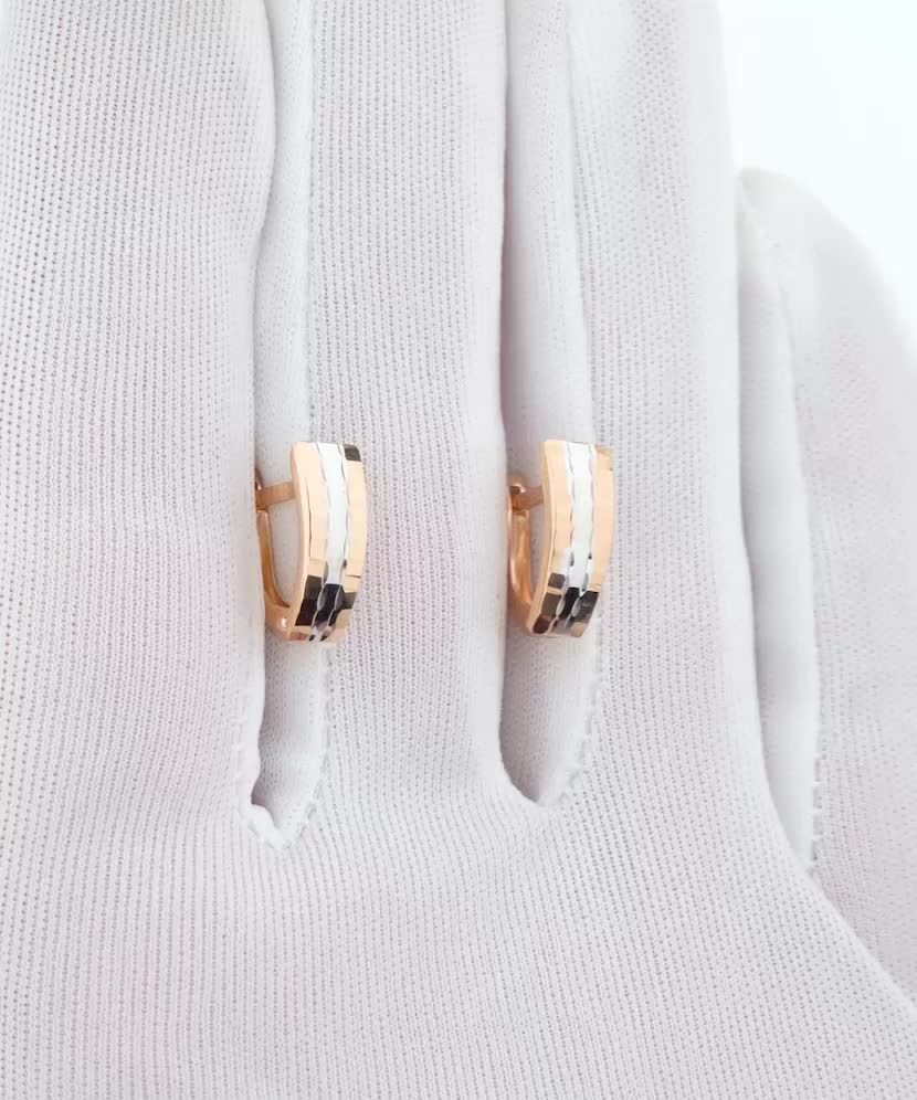 Золотые серьги