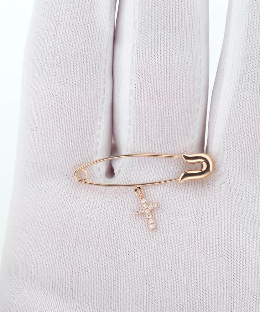 Zelta sakta ar cirkonijiem