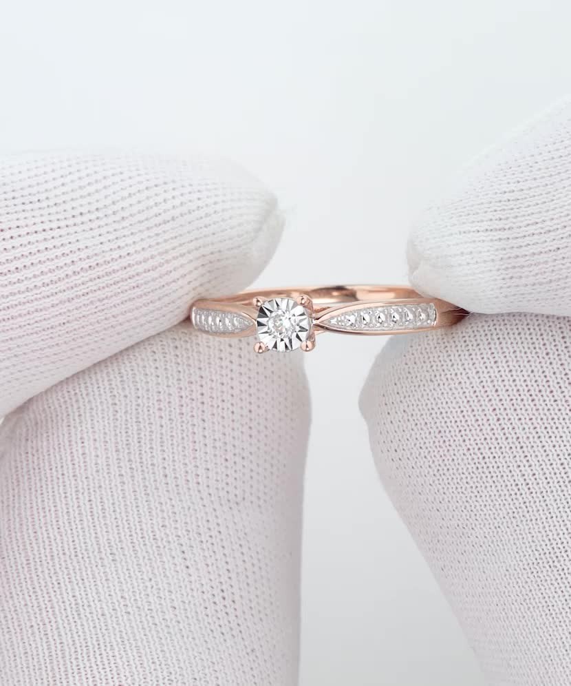 Zelta gredzens ar dimantiem - Goldinga