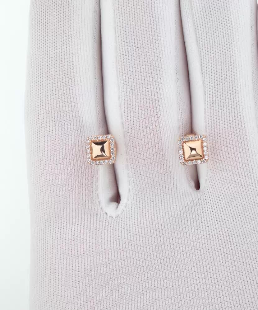 Zelta auskari ar cirkonijiem