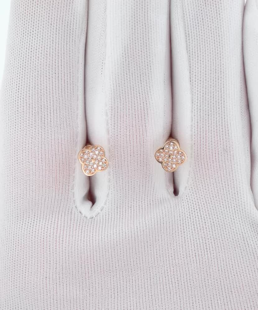 Золотые серьги с цирконами