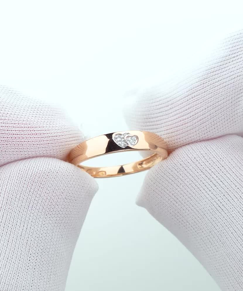 Zelta gredzens ar dimantiem