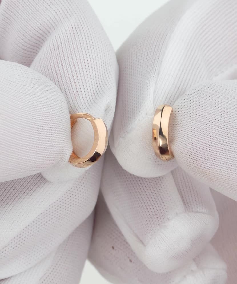 Zelta auskari 11mm - Goldinga