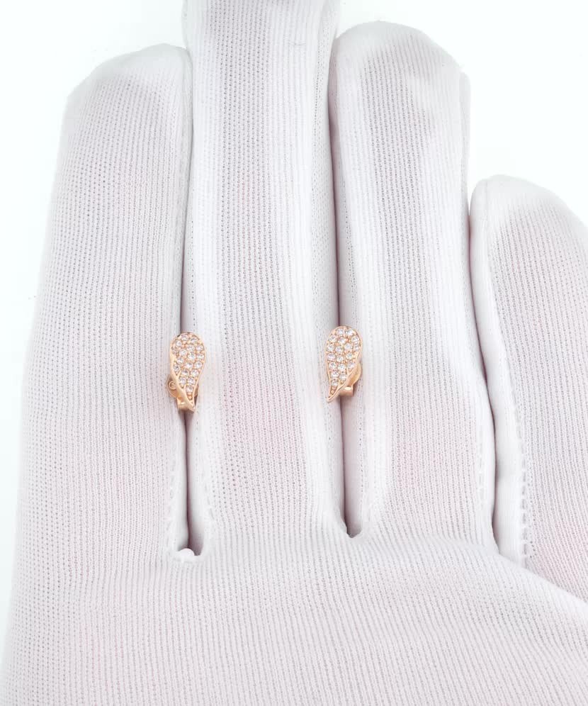 Золотые серьги с цирконами