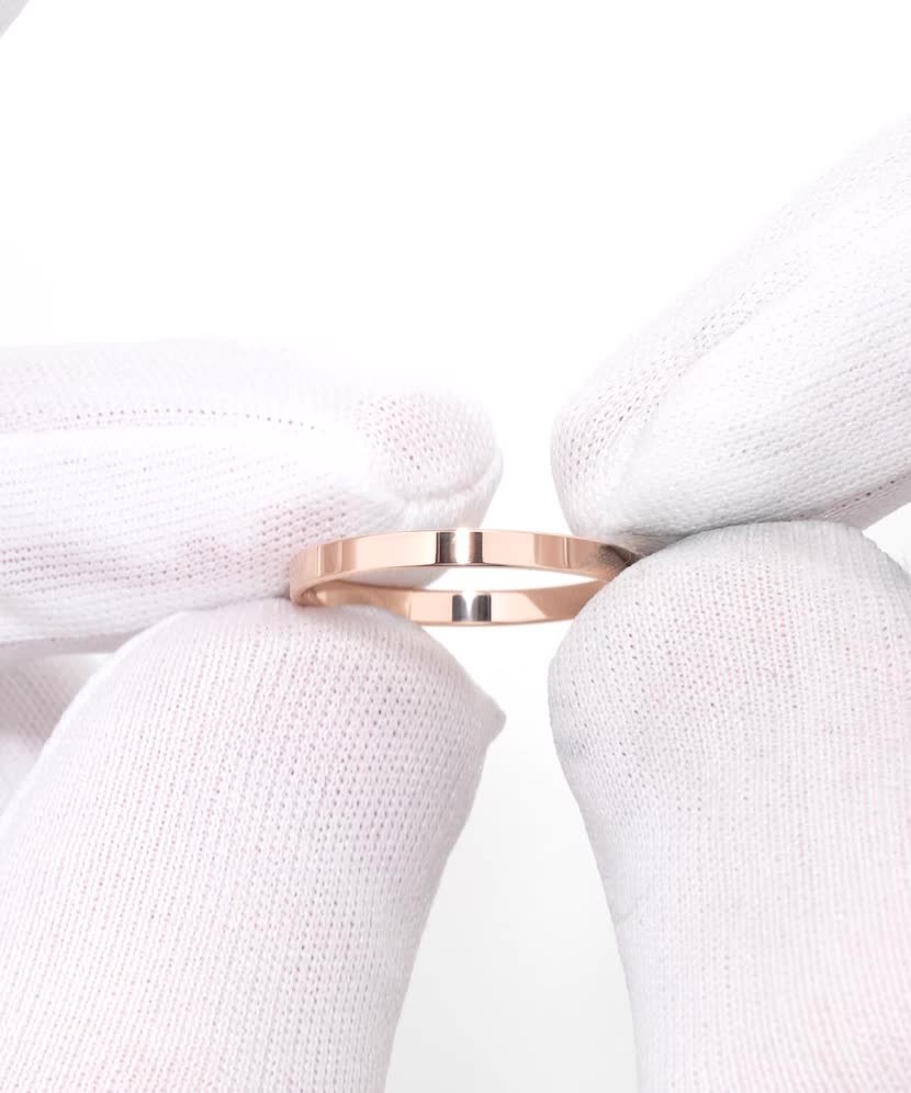 Zelta kāzu gredzens 2mm