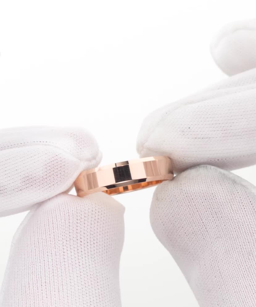 Zelta kāzu gredzens 4.5mm ar komfortu