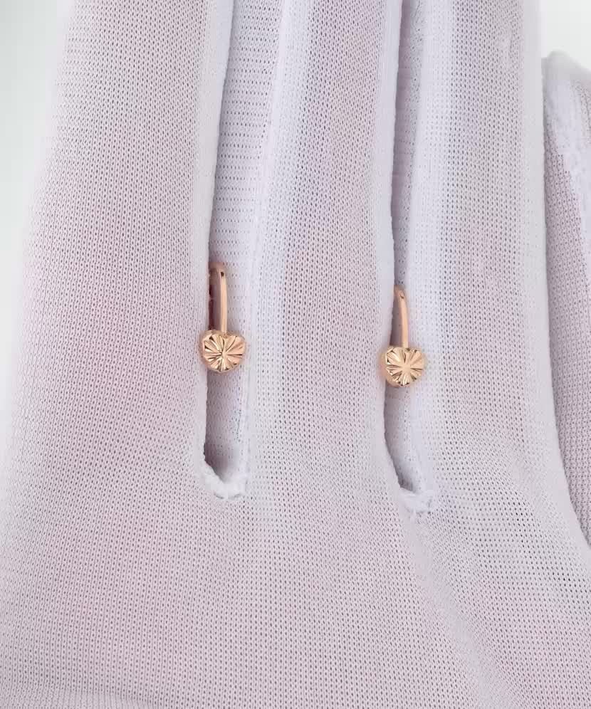 Zelta auskari "Sirsniņa"