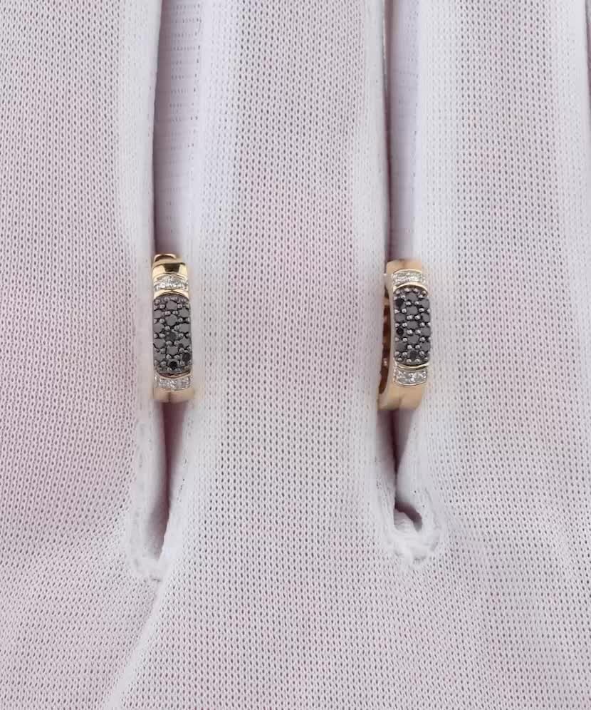 Серьги из золота с бриллиантами