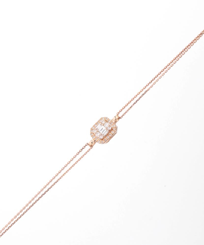 Золотой браслет с бриллиантами