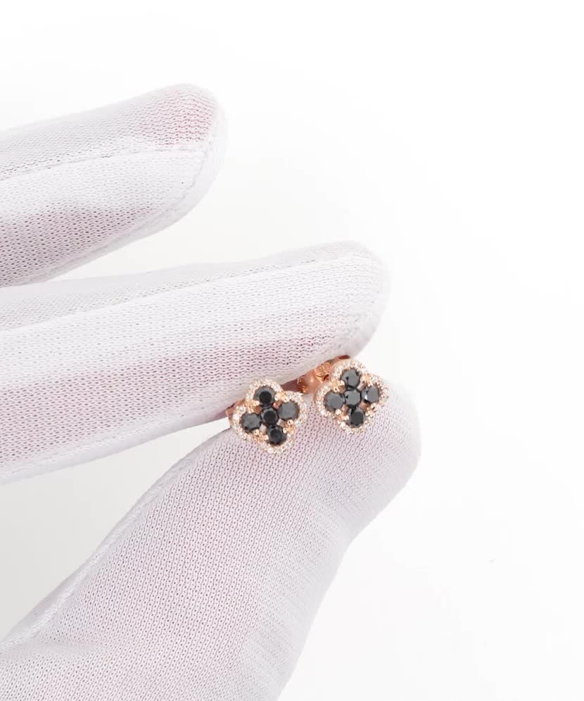 Zelta auskari ar dimantiem