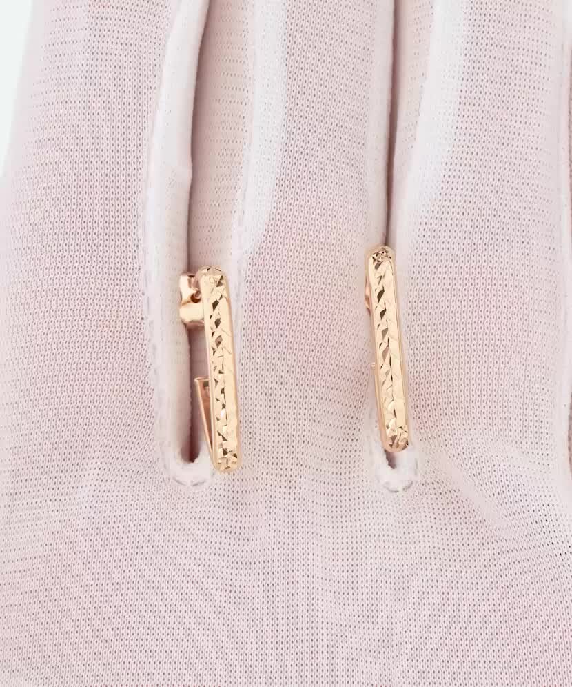 Золотые серьги