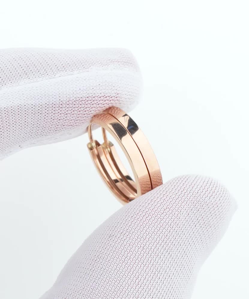 Zelta auskaru komplekti 20mm