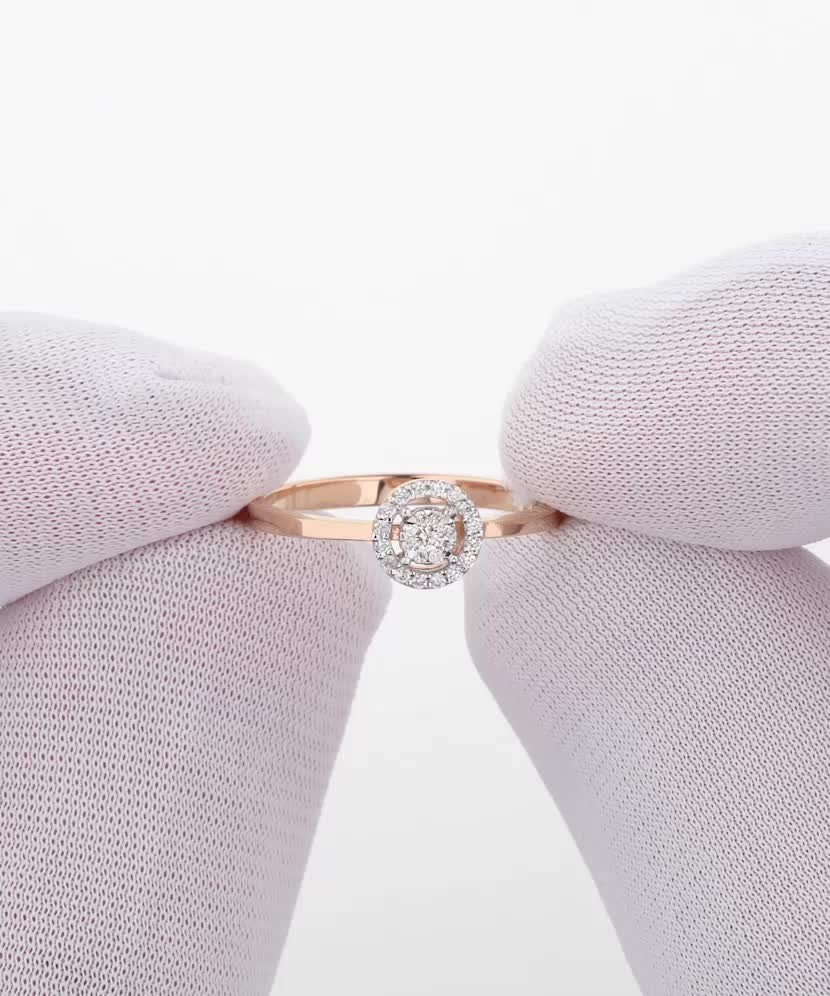 Золотое кольцо с алмазами