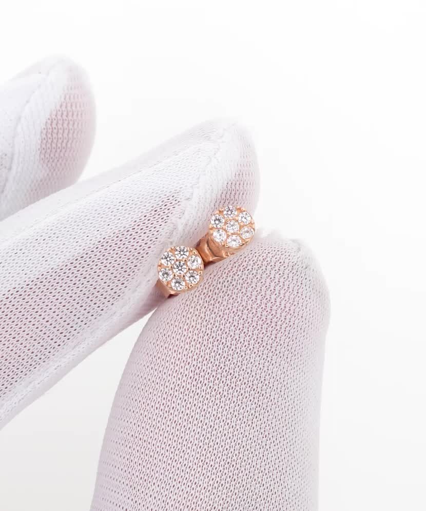 Zelta auskari ar cirkonijiem