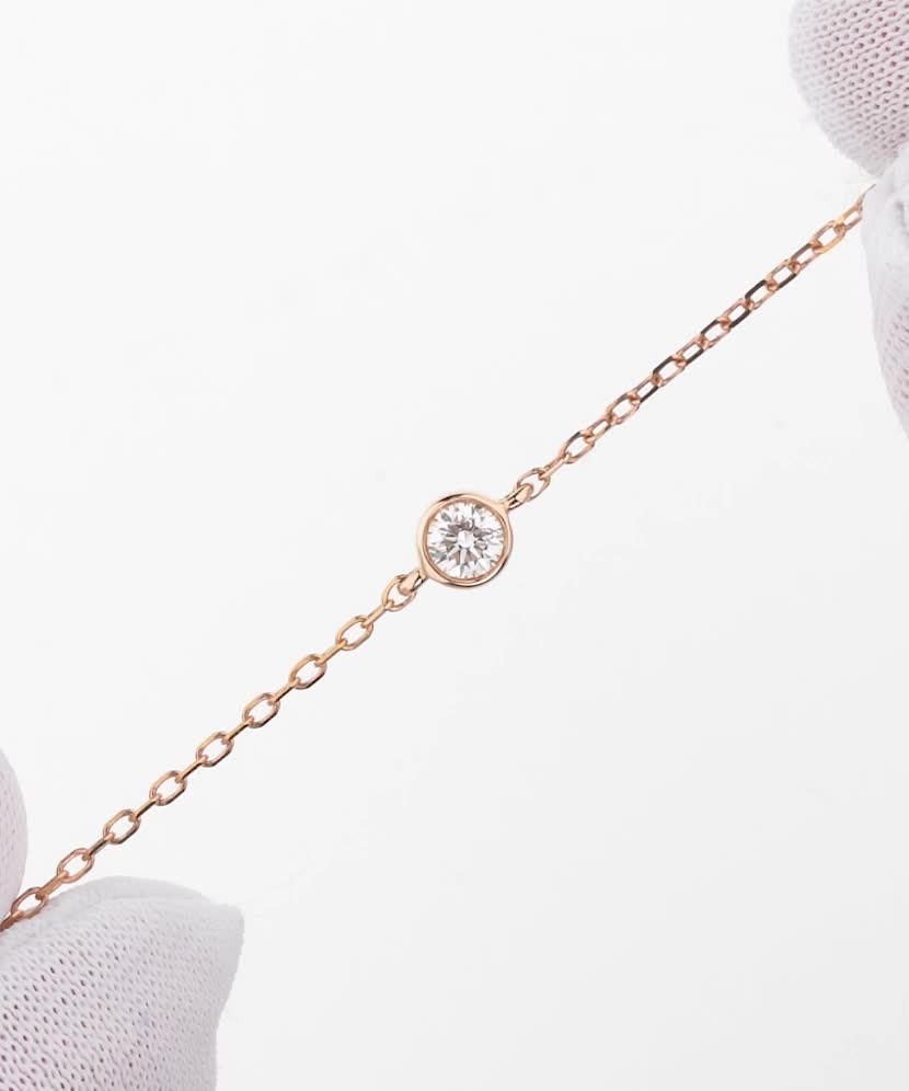 Золотой браслет с бриллиантами