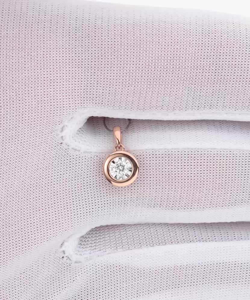 Zelta piekariņš ar dimantu