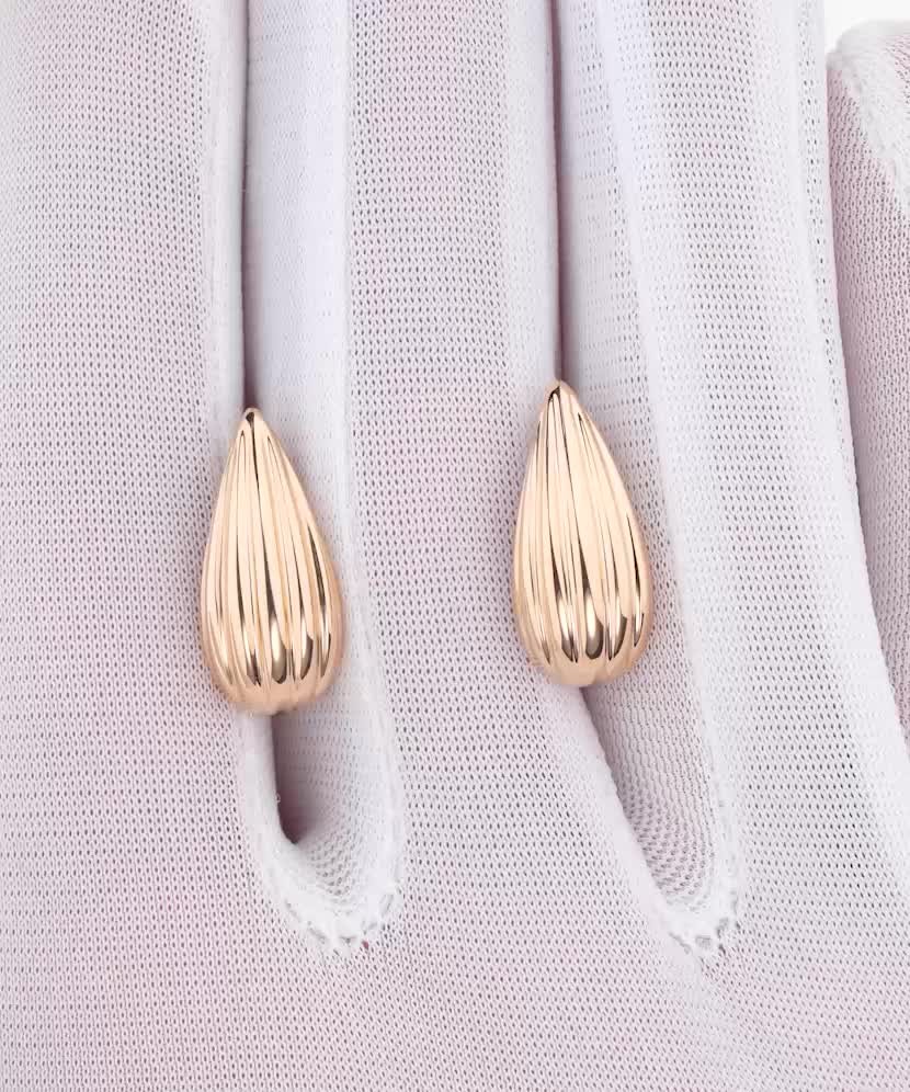 Золотые серьги