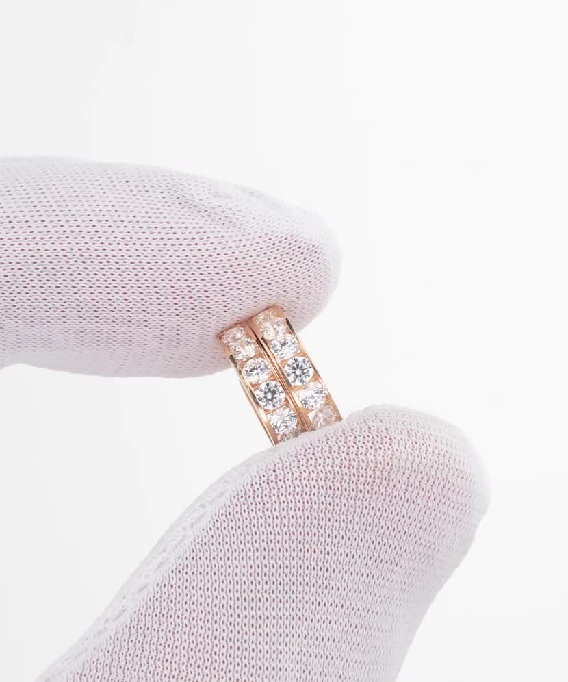 Zelta auskari ar cirkonijiem