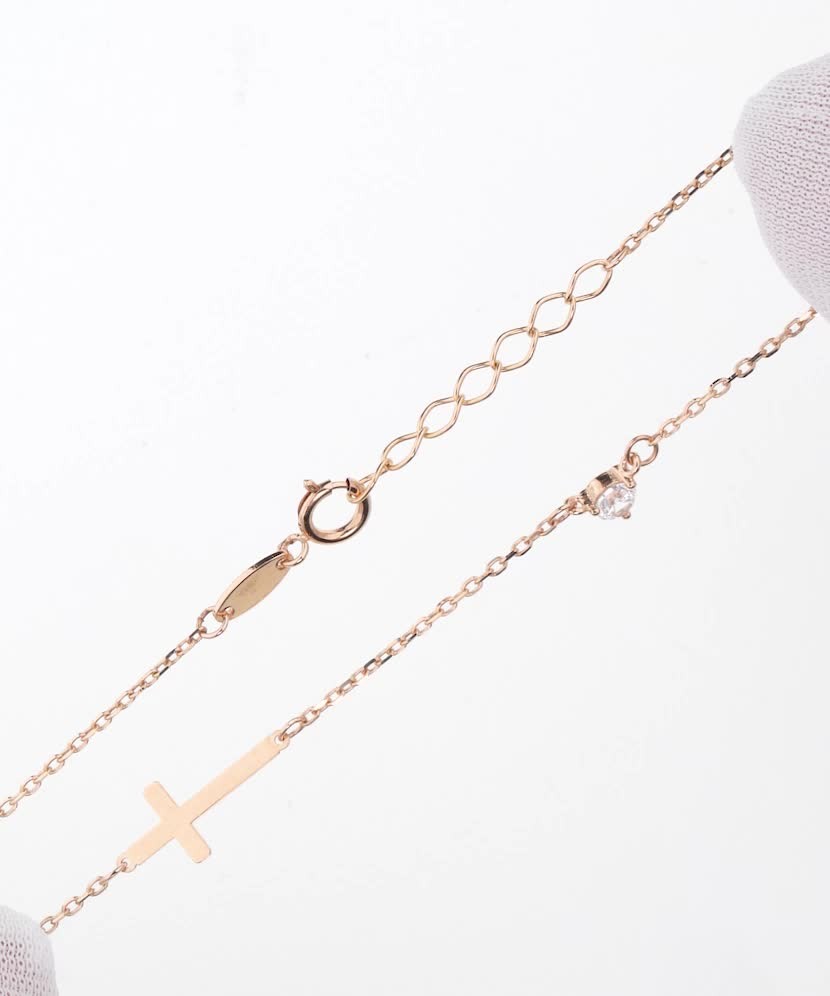 Zelta rokassprādze ar cirkoniju