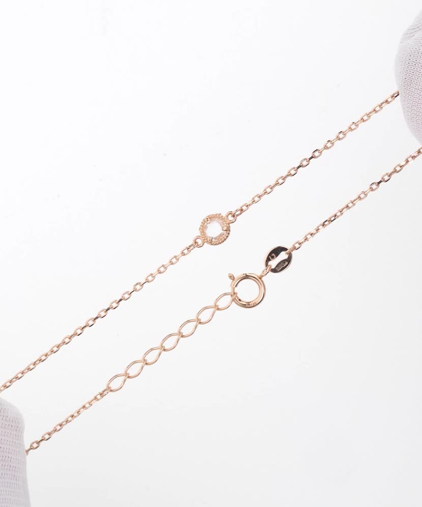 Zelta rokassprādze ar cirkoniju