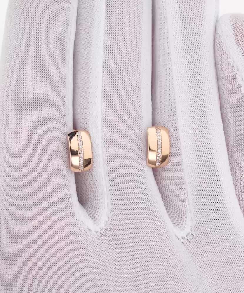 Zelta auskari ar cirkonijiem