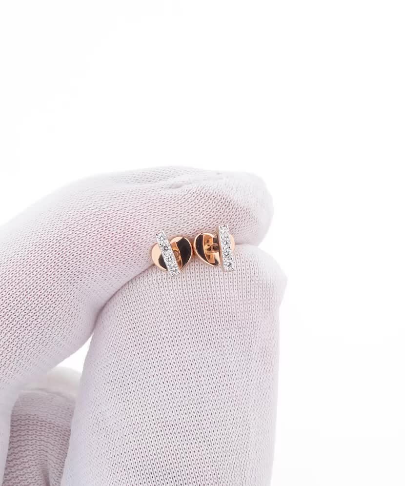 Zelta auskari ar briljantiem