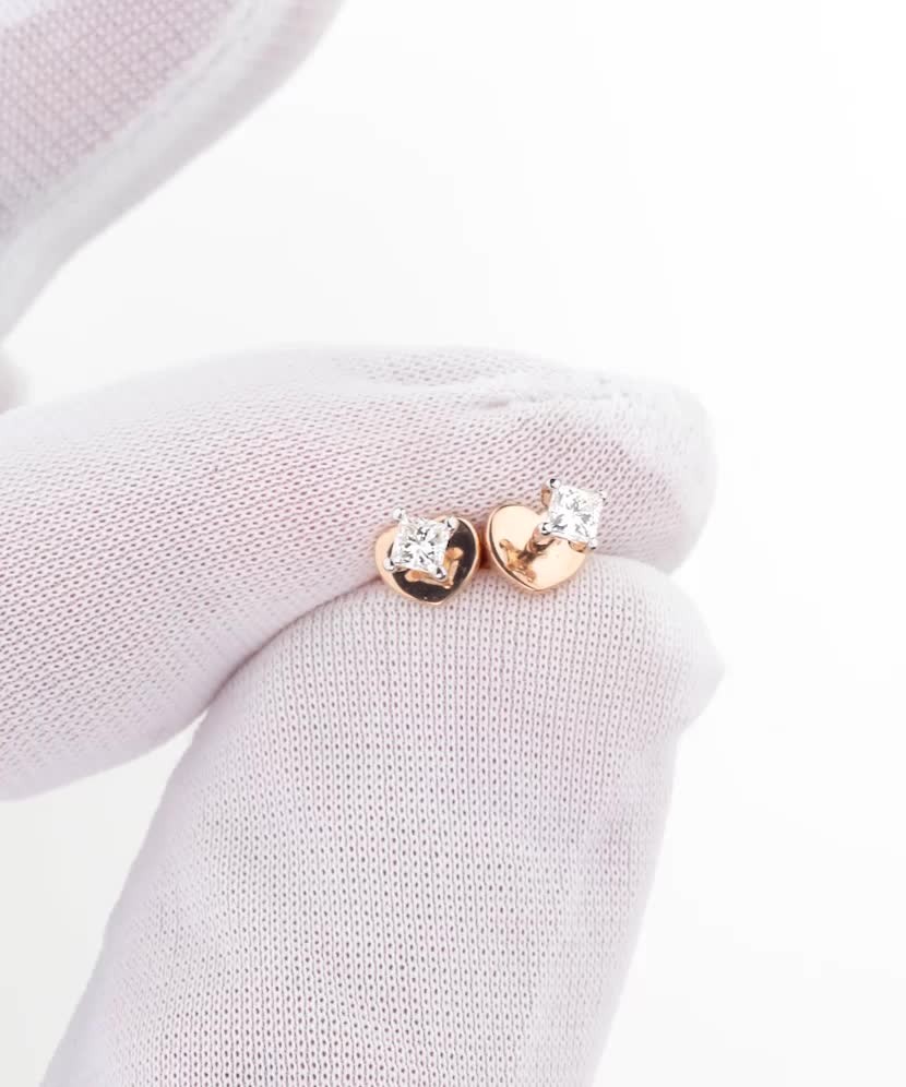 Zelta auskari ar briljantiem