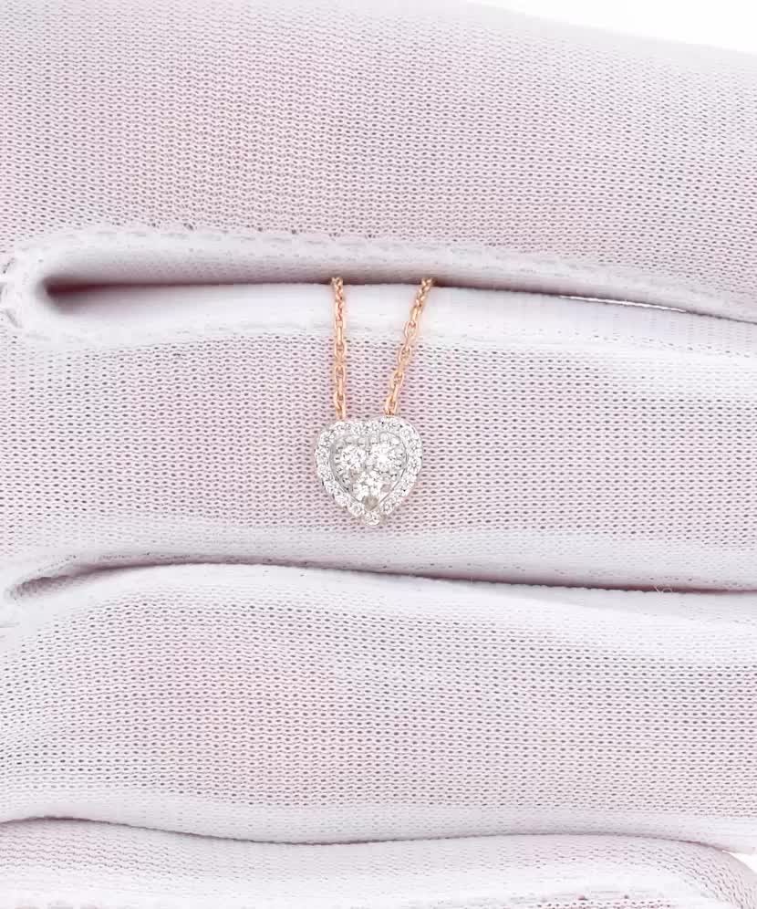 Zelta ķēdīte ar briljanta piekariņu "Sirsniņa"