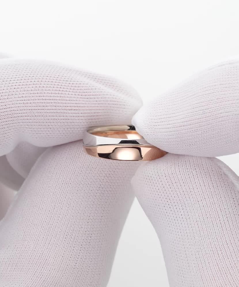 Золотое обручальное кольцо 4.5мм с профилем Comfort Fit