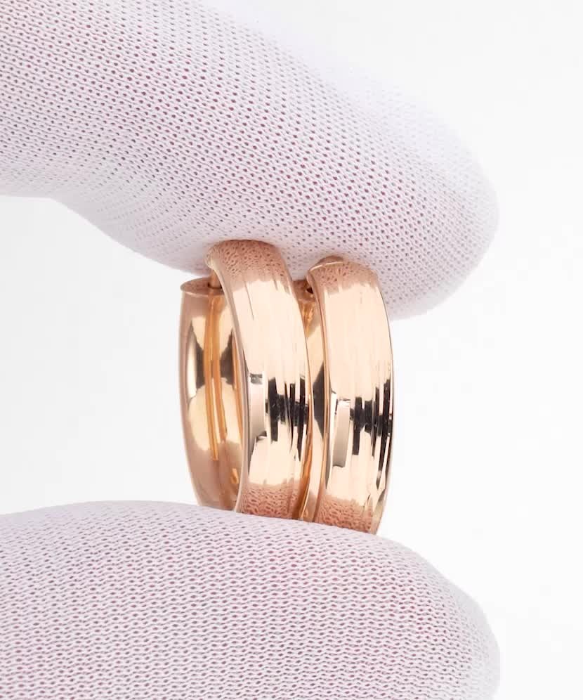 Zelta gravēti auskari