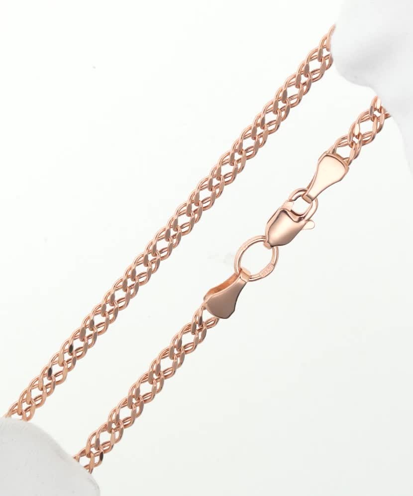 Золотой браслет "Rombo" 3mm