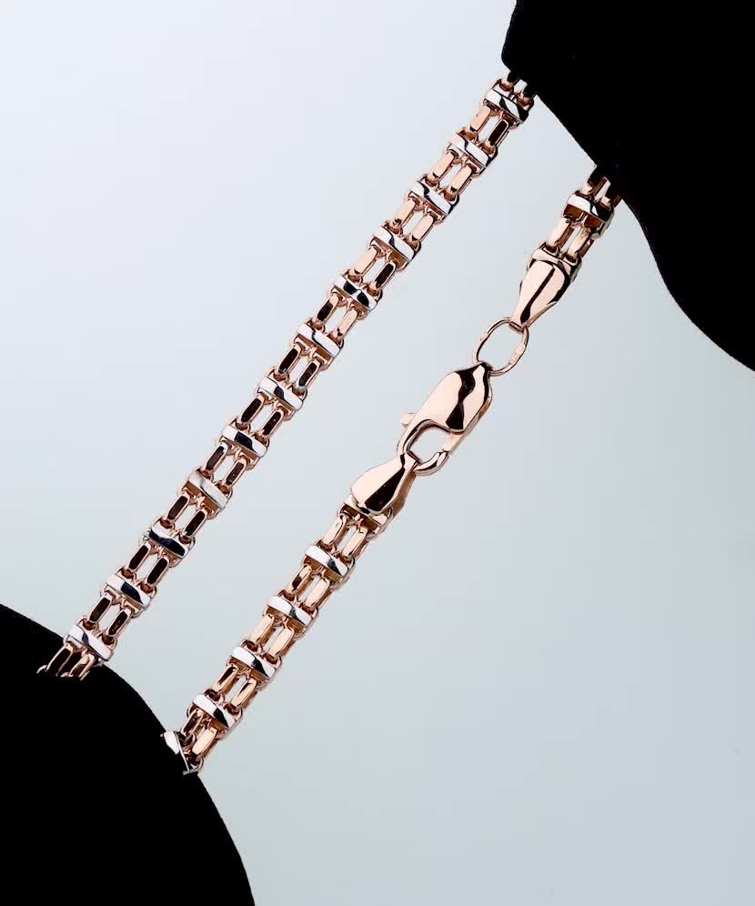 Золотой браслет 4mm