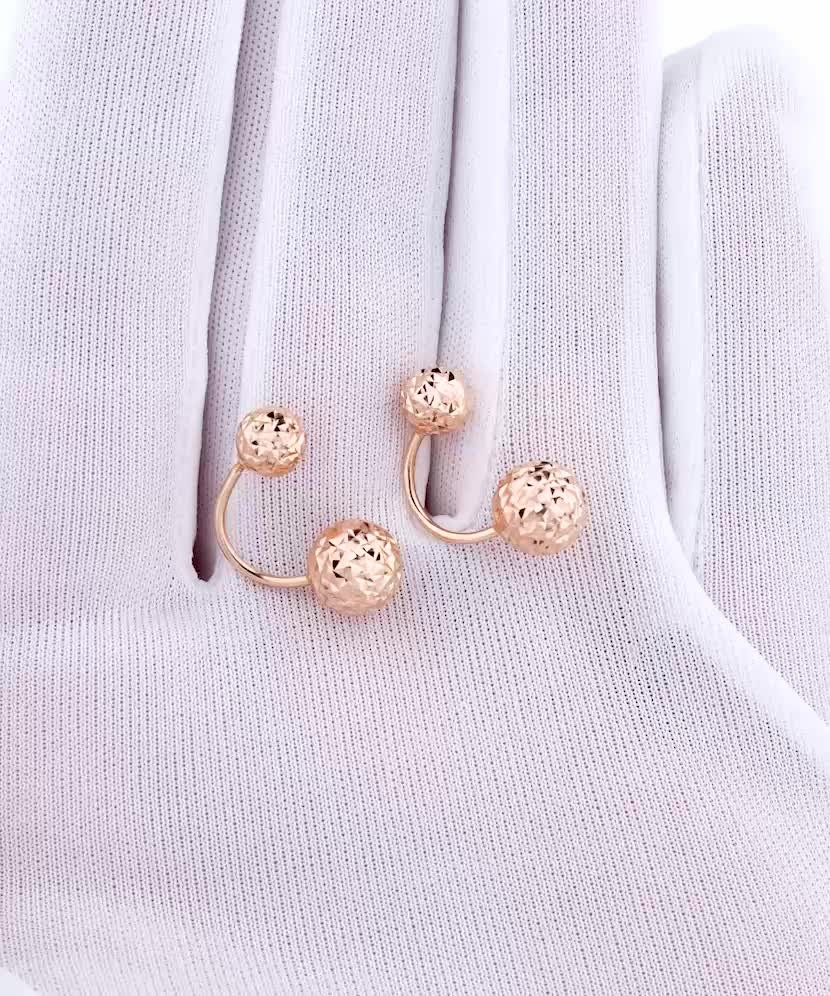 Zelta gravēti auskari - Goldinga