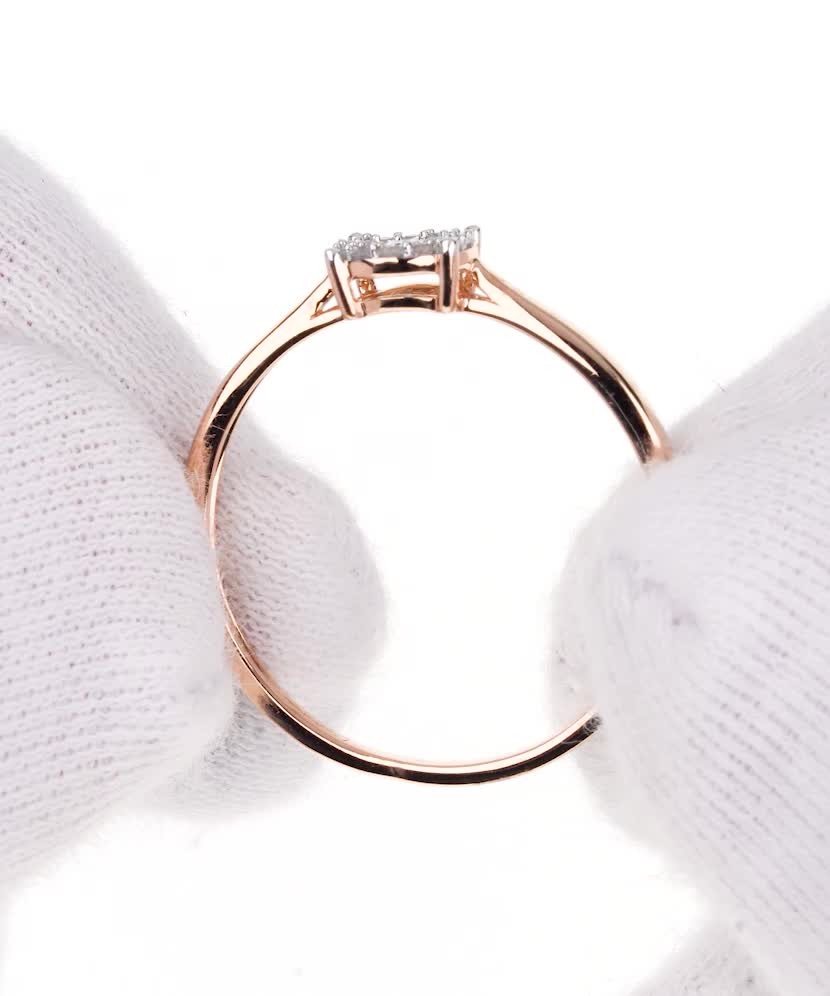 Zelta gredzens ar briljantiem - Goldinga