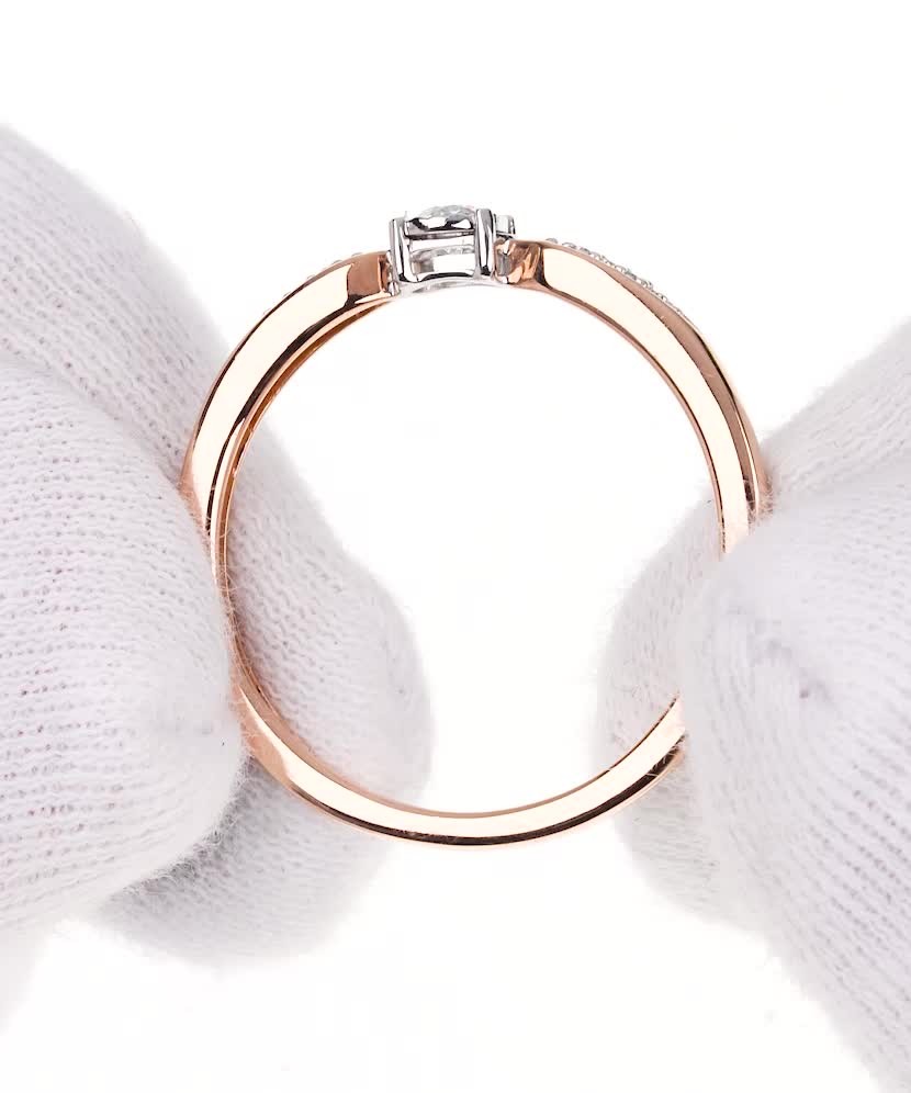 Zelta gredzens ar briljantu